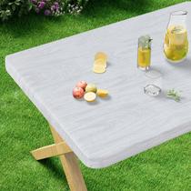 Toalha de mesa misaya Retangular de Vinil Impermeável 30x183cm Cinza Toalha de mesa misaya Retangular de Vinil Impermeável 30x183cm Cinza