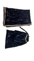 Toalha de mesa mística Tarot acompanha saquinho baralho cigano na cor preta Toalha de mesa mística Tarot acompanha saquinho baralho cigano na cor preta