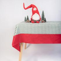 Toalha de mesa MONDAY MOOSE 152x259 cm Algodão Vermelho Verde Toalha de mesa MONDAY MOOSE 152x259 cm Algodão Vermelho Verde