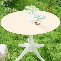 Toalha de mesa Moosfor Round Spandex impermeável para 45-56 mesas