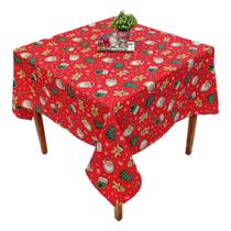 Toalha de Mesa Natal 6 lugares 2m X 1,45m Natal