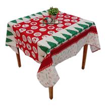 Toalha de Mesa Natal 6 lugares 2m X 1,45m Natal