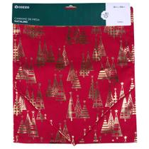 Toalha de Mesa Natal Cazza Vermelha 150cm