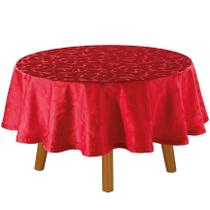 Toalha de Mesa Natal Jacquard 1,60m Redondo Requinte Dohler Toalha de Mesa Natal Jacquard 1,60m Redondo Requinte Dohler