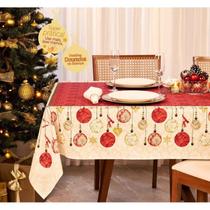 Toalha de Mesa Natal Quadrada 1,40x1,40 Super Pratica Lepper