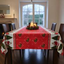 Toalha de Mesa Natal Quadrada Para 4 Cadeiras Toalha de Mesa Natal Quadrada Para 4 Cadeiras