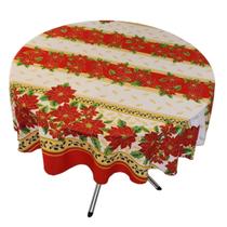 Toalha De Mesa Natal Redonda 4 Cadeiras/lugares 1,40m Oxford