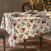 Toalha de Mesa Natal Retangular Estampada Celebra 8 Lugares - Dohler - Döhler Toalha de Mesa Natal Retangular Estampada Celebra 8 Lugares - Dohler - Döhler