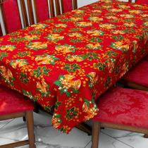 Toalha de Mesa Natalina 4 Lugares 1,50m x 1,40m Oxford Estampado Toalha de Mesa Natalina 4 Lugares 1,50m x 1,40m Oxford Estampado