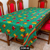 Toalha de Mesa Natalina 6 Lugares 2,00m x 1,40m Oxford