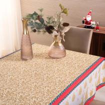 Toalha de Mesa Natalina Oxford Estampado 1,45m x 1,45m para 4 Lugares - Estampa 2