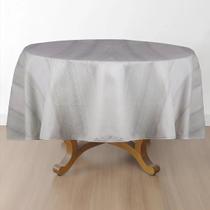 Toalha de Mesa Naturalle Limpeza Prática Redonda 1,80m Strip Toalha de Mesa Naturalle Limpeza Prática Redonda 1,80m Strip