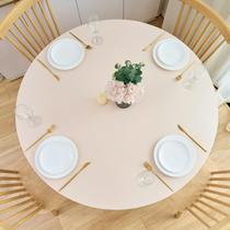 Toalha de mesa NLMUVW, vinil redondo, impermeável, 37-54 polegadas, champanhe Toalha de mesa NLMUVW, vinil redondo, impermeável, 37-54 polegadas, champanhe