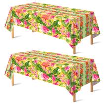Toalha de Mesa OHOME 2 Unidades Festa Havaiana Luau 130x220cm