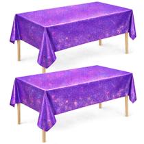 Toalha de Mesa OHOME 2 Unidades Laser Roxa Iridescente 137x274 cm