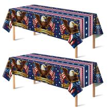 Toalha de Mesa OHOME 250º Aniversário EUA 130x218 cm Pacote com 2