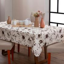 Toalha De Mesa Oxford Estampado 2,10 X 1,40 6 Lugares Premium