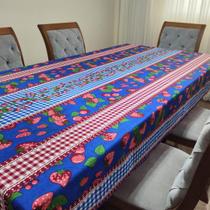 Toalha de Mesa Oxford Estampado 6 lugares 140X200 Estampa:Morango