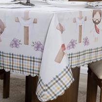 Toalha de Mesa p/ 4 Cadeiras Quadrada 1,50x1,50 Páscoa e Encantos Decoração, Cozinha, Sala