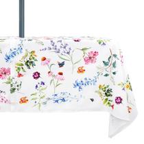 Toalha de Mesa para Área Externa Rodvnyh 152 x 305 cm com Zíper e Abertura para Guarda-Sol