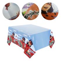 Toalha de Mesa para Festa Ladybug Miraculous 2,20m x 1,20m