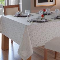 Toalha de Mesa para Mesa 8 Lugares Hidrorepelente 1,60mx2,70m Firenza - Adomes Toalha de Mesa para Mesa 8 Lugares Hidrorepelente 1,60mx2,70m Firenza - Adomes