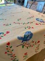 Toalha de mesa Pássaros Azuis