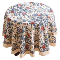 Toalha de mesa Patdrea Designer Small Blue para mesa redonda 140 cm Toalha de mesa Patdrea Designer Small Blue para mesa redonda 140 cm