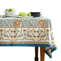 Toalha de mesa patrea 170x300 cm Retângulo floral vintage Toalha de mesa patrea 170x300 cm Retângulo floral vintage