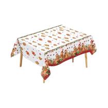 Toalha De Mesa PE Retangular De Natal E Ano Novo Para Reuniões Familiares E Restaurantes Toalha De Mesa PE Retangular De Natal E Ano Novo Para Reuniões Familiares E Restaurantes