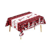 Toalha De Mesa PE Retangular Feliz Natal, Capa De Mesa Para Reuniões Familiares E Restaurantes Toalha De Mesa PE Retangular Feliz Natal, Capa De Mesa Para Reuniões Familiares E Restaurantes
