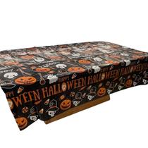 Toalha De Mesa Plástica Metalizada 137x183cm Para Decoração De Halloween Dia Das Bruxas, Pica Pau