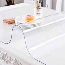 Toalha de Mesa Plastico PVC Transparente 1.0mm Grosso Impermeavel - Vários Tamanhos Toalha de Mesa Plastico PVC Transparente 1.0mm Grosso Impermeavel - Vários Tamanhos