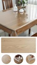 Toalha de Mesa Plástico Transparente 1m x 1.40m Impermeável