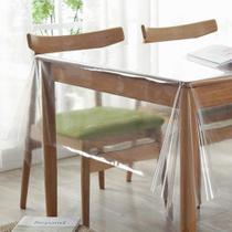 Toalha de Mesa Plástico Transparente Impermeável 0.60MM