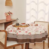 Toalha de Mesa POP 4 Lugares Redonda 155m Estampada Toalha de Mesa POP 4 Lugares Redonda 155m Estampada