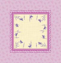 Toalha de Mesa POP Quadrada Decorativo Lavanda 75cm x 75cm