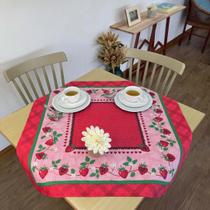 Toalha de Mesa POP Quadrada Decorativo Lavanda 75cm x 75cm