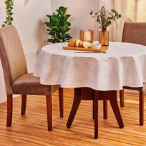 Toalha De Mesa Pratica Redonda Lili 4 Lugares 155Cm Toalha De Mesa Pratica Redonda Lili 4 Lugares 155Cm