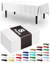 Toalha de Mesa Pureegg 8 Unidades 137x274 cm Plástico Branco Toalha de Mesa Pureegg 8 Unidades 137x274 cm Plástico Branco