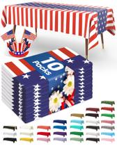 Toalha de Mesa Pureegg Pacote com 10 Unidades 137x274 cm Bandeira dos EUA Toalha de Mesa Pureegg Pacote com 10 Unidades 137x274 cm Bandeira dos EUA