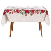 Toalha de Mesa Quadrada 140x140cm Athenas Natal 108 - Dohler