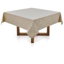 Toalha de Mesa Quadrada 220x220cm Celebration Sienna - Karsten Toalha de Mesa Quadrada 220x220cm Celebration Sienna - Karsten