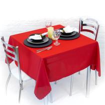 Toalha de Mesa Quadrada 4 Lugares 1,40 x 1,40 Lisa