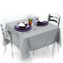 Toalha de Mesa Quadrada 4 Lugares 1,40 x 1,40 Lisa