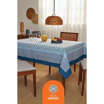 Toalha De Mesa Quadrada 4 Lugares Maré 1,40M X 1,40M