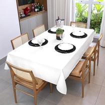 Toalha De Mesa Quadrada 8 Lugares 2,10 x 2,10 Tecido Grosso Elegância e Durabilidade para Sua Mesa