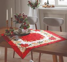 Toalha de Mesa Quadrada Athenas 78 x 78 Natal 110 Dohler Toalha de Mesa Quadrada Athenas 78 x 78 Natal 110 Dohler