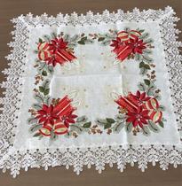 Toalha de Mesa Quadrada Bordada 85 x 85 Multi trade