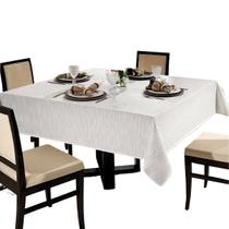Toalha de Mesa Quadrada Branca Clean 8 Lugares 2,00m Dohler